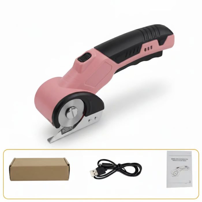 Junazilo® Cordless Electric Scissors 3.7V – Rechargeable Heavy Duty Cutter with Safety Lock
