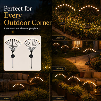 Junazilo® IP65 Waterproof Solar Powered Firefly Light (10 BULBS)