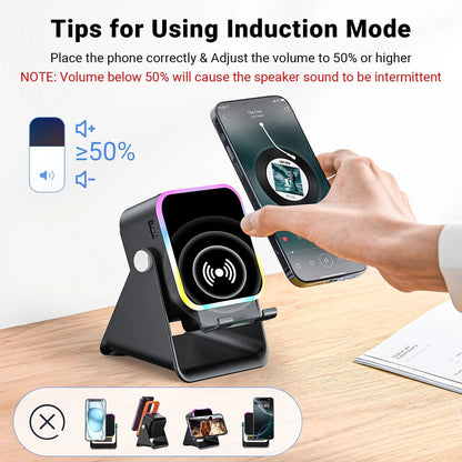 Junazilo® Wireless Induction Audio Speaker Stand upsell