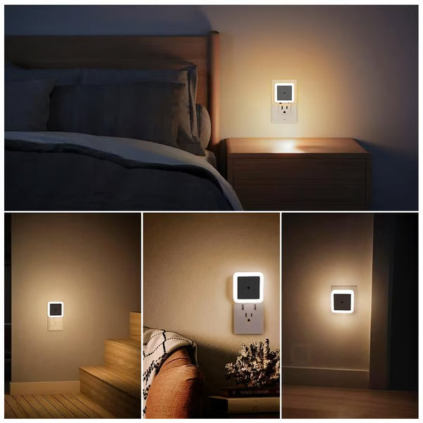 Junazilo® Dusk-to-Dawn LED Night Lights (Warm White, Plug-In) upsell