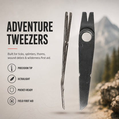 Junazilo® Adventure Tweezers – Your Pocket-Sized First Aid Hero for the Great Outdoors upsell
