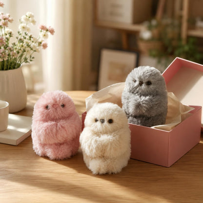 Junazilo® Cute AI shy Emotional companionship robot doll bag charm plush toy upsell