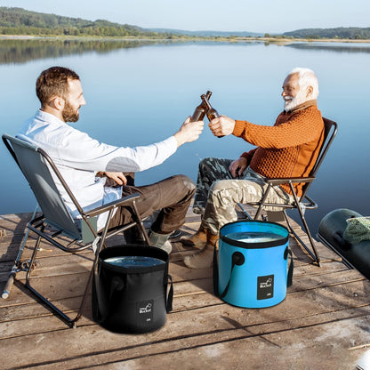 Junazilo® Portable Foldable Water Bucket - Perfect for Fishing, Camping, Traveling
