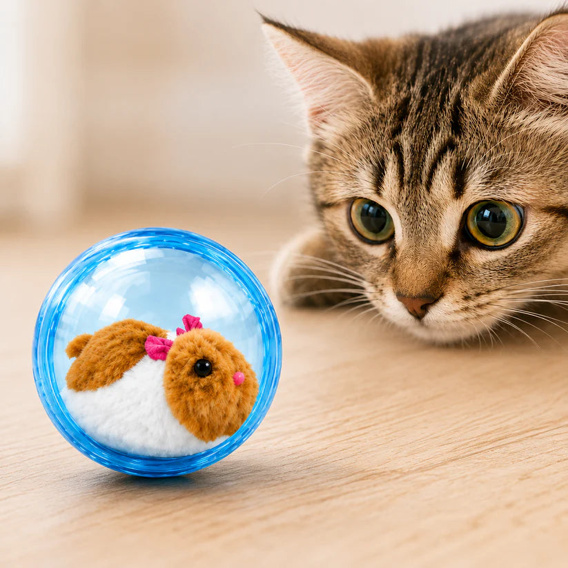 Junazilo® Self-Rolling Interactive Cat Ball
