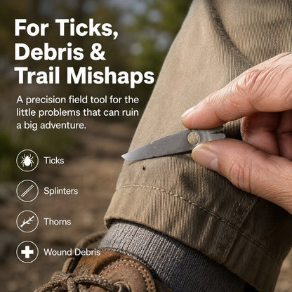 Junazilo® Adventure Tweezers – Your Pocket-Sized First Aid Hero for the Great Outdoors upsell