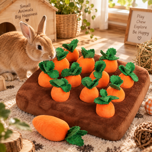 Bunny Harvest Interactive Carrot Foraging Toy