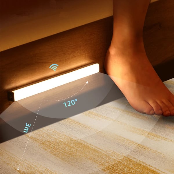 Junazilo® Punch-free Smart Sensor Magnetic Rechargeable LED Lights