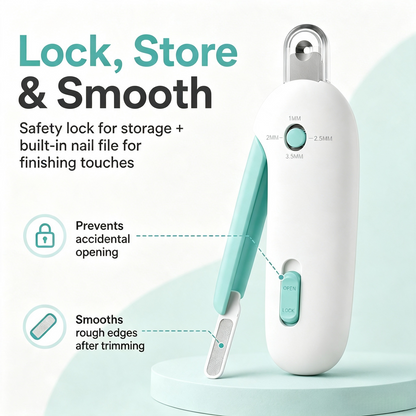 Junazilo®  🐾 Adjustable Claw Clipper – Safe Trim for All Cats