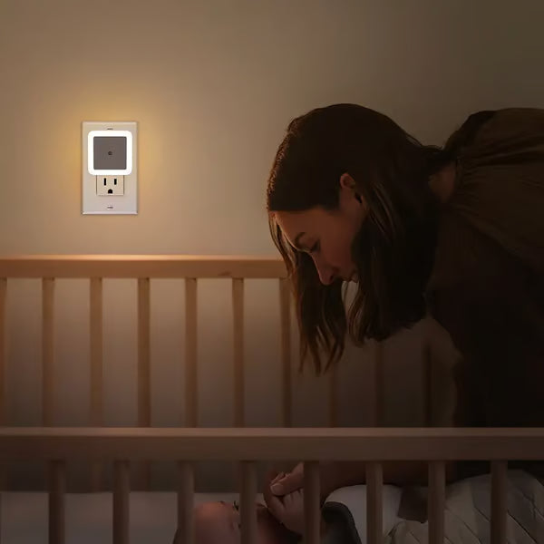 Junazilo® Dusk-to-Dawn LED Night Lights (Warm White, Plug-In) upsell