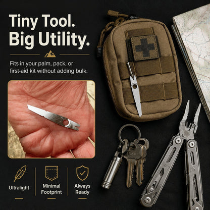 Junazilo® Adventure Tweezers – Your Pocket-Sized First Aid Hero for the Great Outdoors upsell