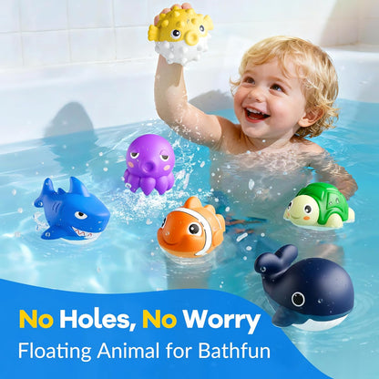 Junazilo® Ocean Rescue Set 💦 👑 Ocean Animal Pool Diving Toy Set - Toss, Dive, Press & Rescue