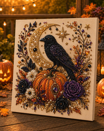 Junazilo® 👻Halloween Pearl Art DIY Kit – Turn Tiny Pearls into Spooky-Cute Magic