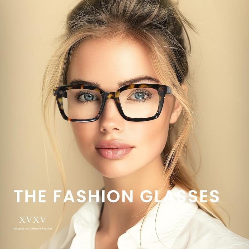 Junazilo® 👓3-pack Tortoiseshell Reading Glasses – Oversized Square Reading Glasses That Block Blue Light