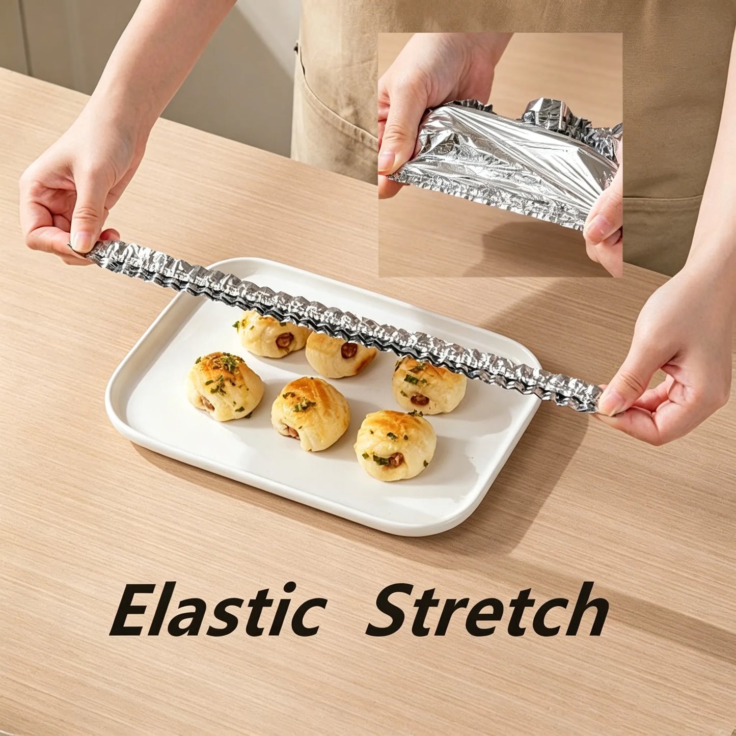 Junazilo® 🍽️Reusable Aluminum Foil Thermal Food Cover — Heat-Retaining, Washable & Freshness-Preserving Kitchen Essential