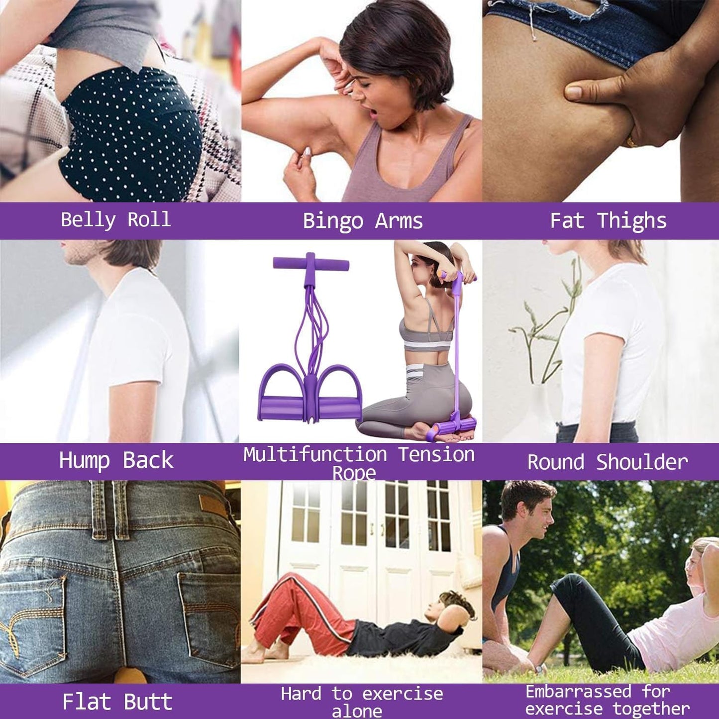 Junazilo® Multi-functional Pedal Resistance Band Trainer upsell