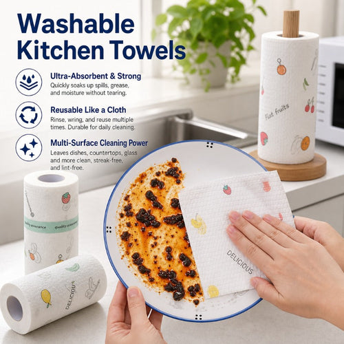 Junazilo® Washable Paper Towel Alternative
