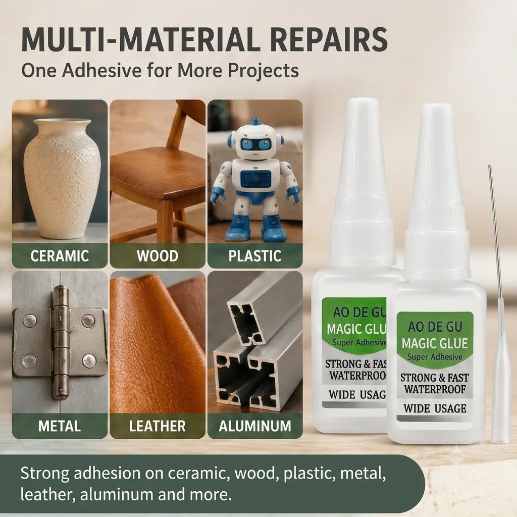 Junazilo® Fast-Setting Super Glue Kit – 4 × 20mL Per Set