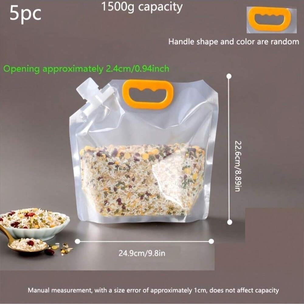 Junazilo® Airtight Grain Storage Bags with Handle