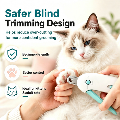 Junazilo®  🐾 Adjustable Claw Clipper – Safe Trim for All Cats