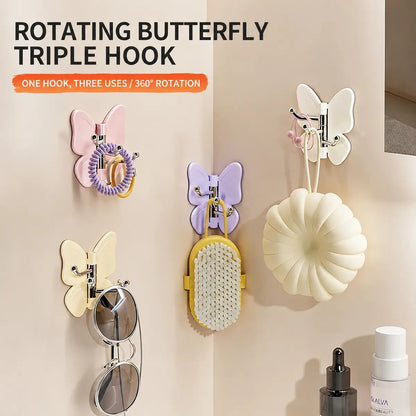 Junazilo® 🦋No Drilling Swivel Butterfly Hook