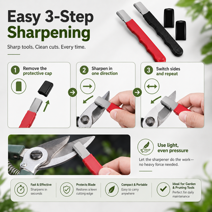 Junazilo® Garden Tool Sharpener