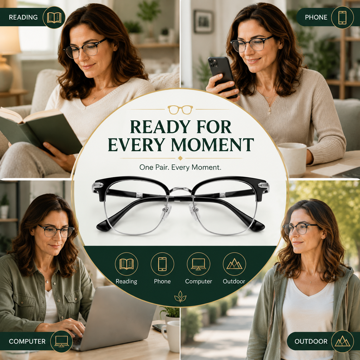 Junazilo® 👓Ultra Light Anti Blue Presbyopic Glasses