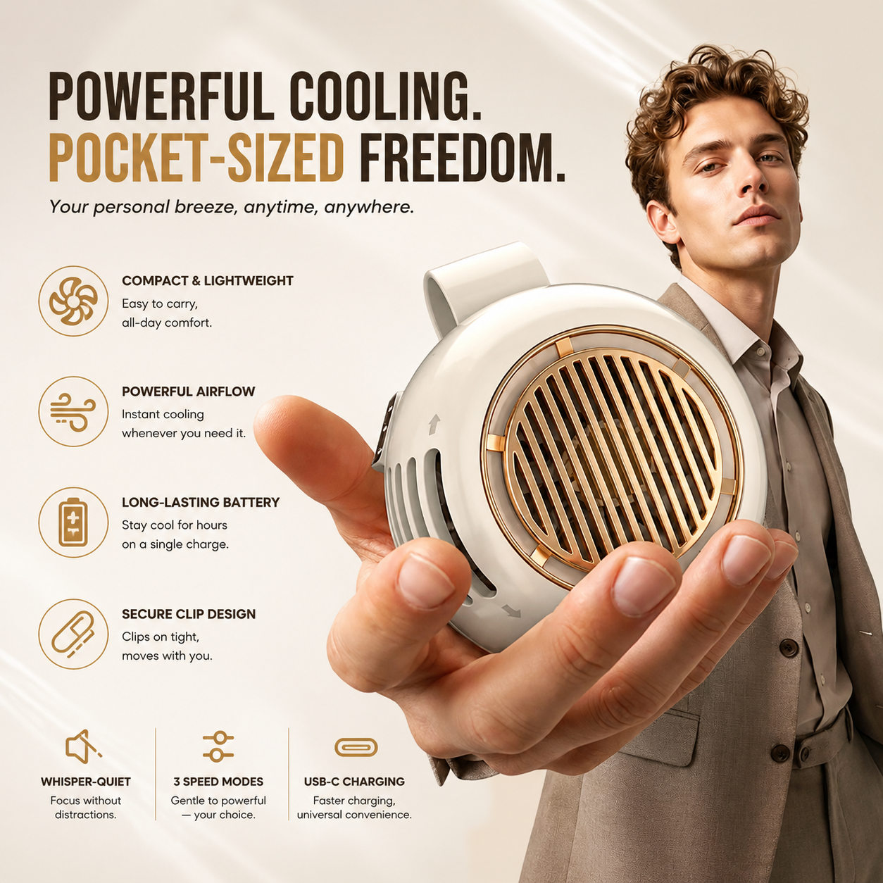 Junazilo® Beat The Heat Anywhere With This Mini Cooling Fan ❄️