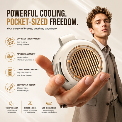 Junazilo® Beat The Heat Anywhere With This Mini Cooling Fan ❄️