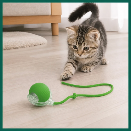 Junazilo® Interactive Play Ball With Tail For Cats