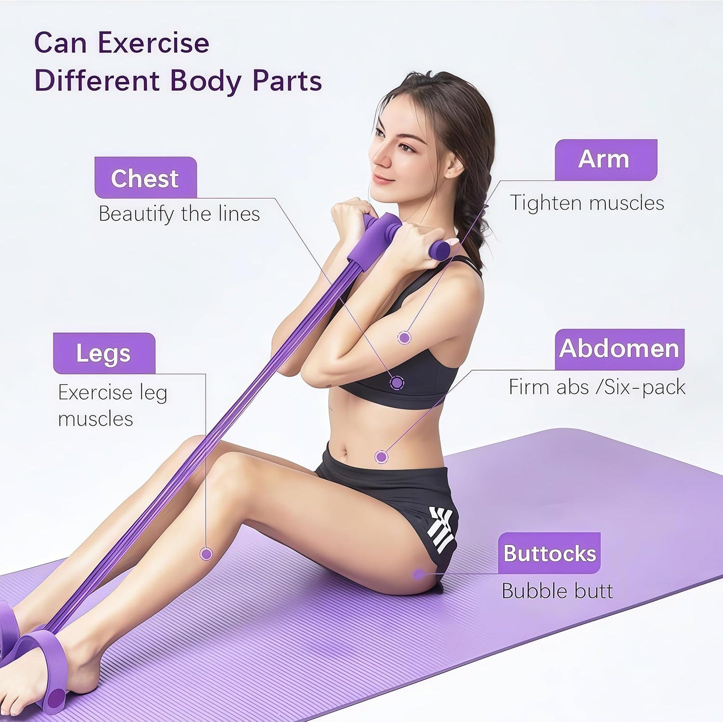 Junazilo® Multi-functional Pedal Resistance Band Trainer upsell