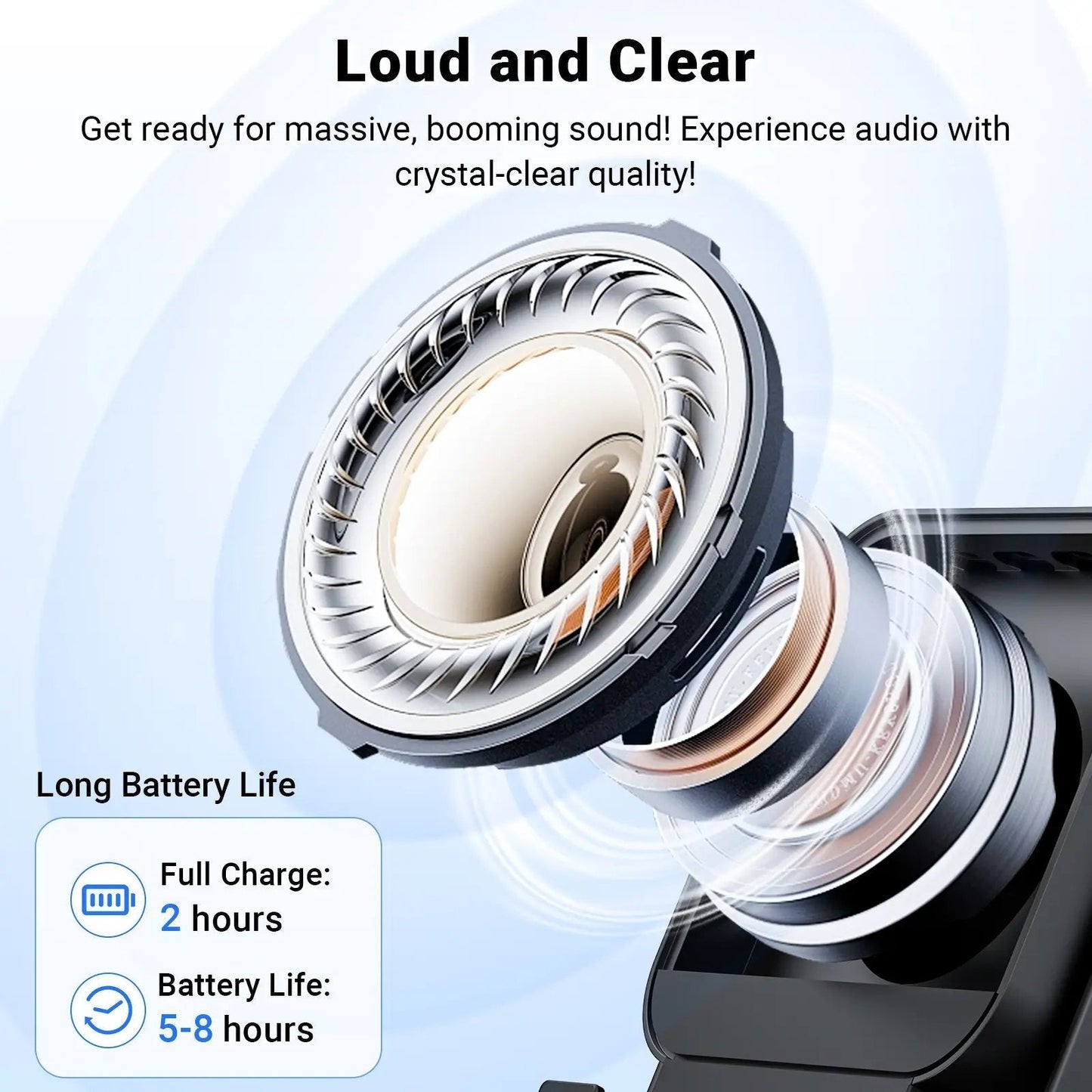 Junazilo® Wireless Induction Audio Speaker Stand upsell
