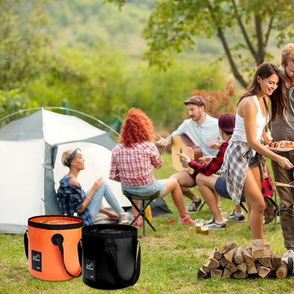 Junazilo® Portable Foldable Water Bucket - Perfect for Fishing, Camping, Traveling
