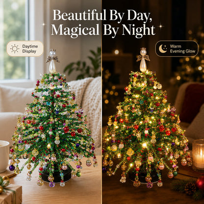 Junazilo® DIY Beaded Christmas Tree Kit – 🎅Create Your Own Sparkling Holiday Decoration