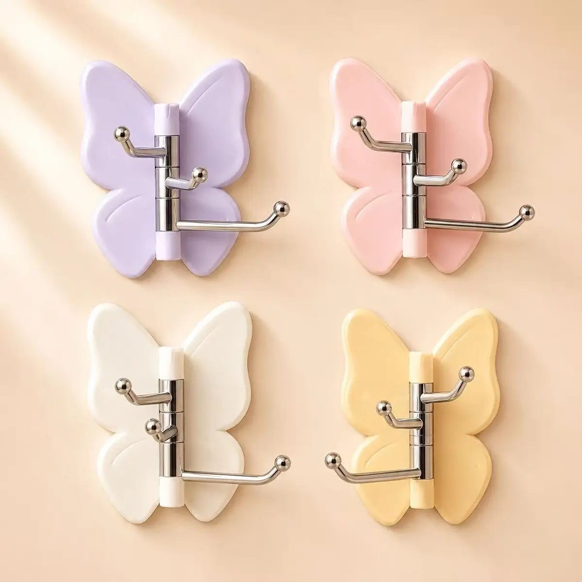 Junazilo® 🦋No Drilling Swivel Butterfly Hook