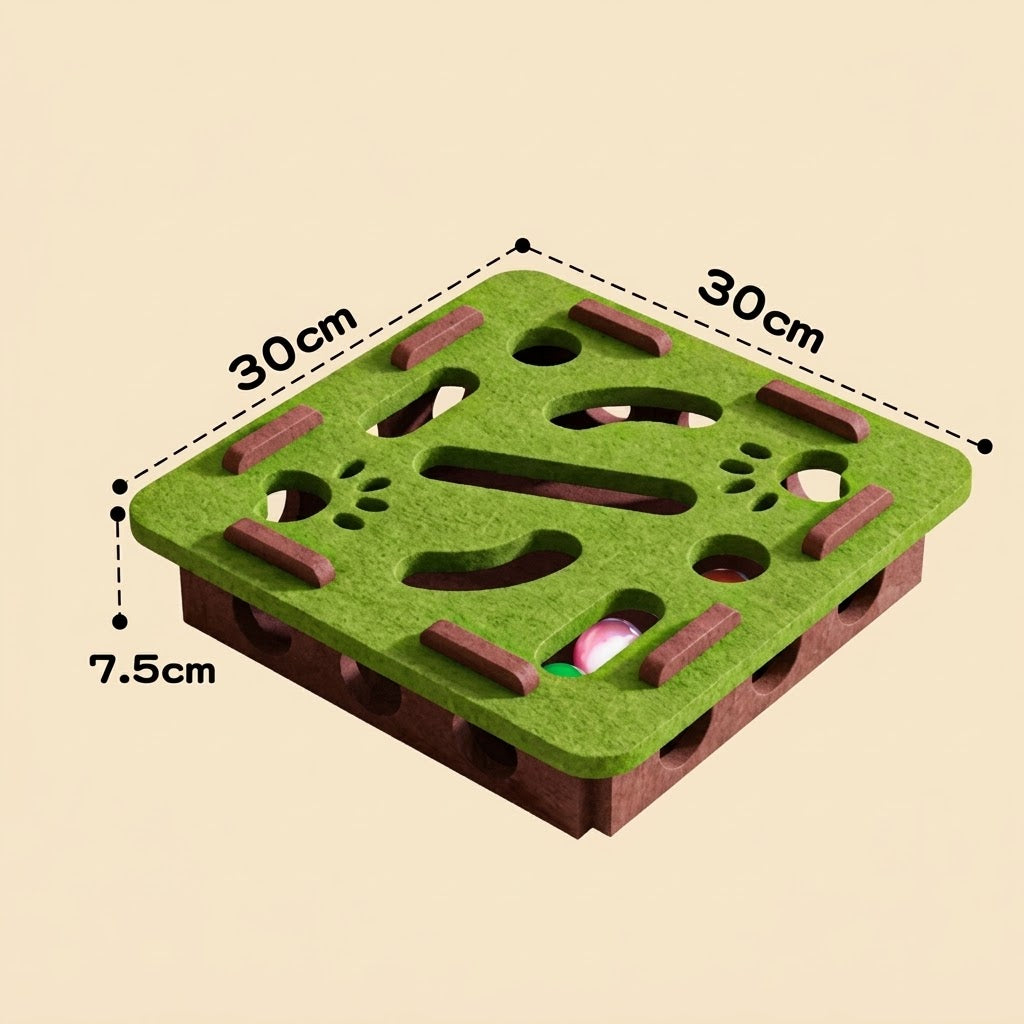 The FelineHunt Premium Felt Interactive Puzzle Box