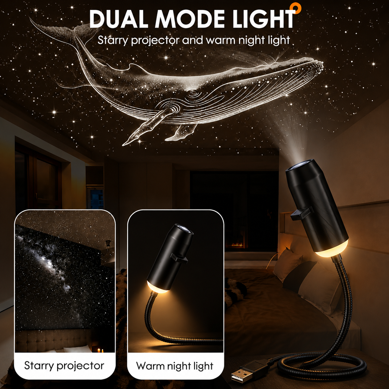 Junazilo® Night Light Projector