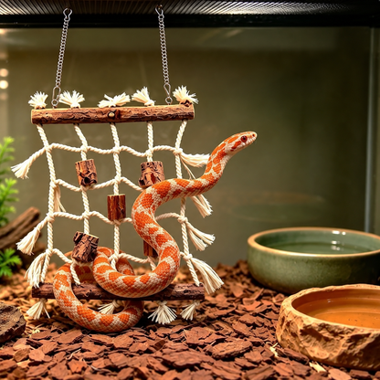 WildClimb Reptile Hanging Climbing Net