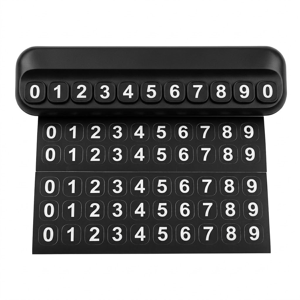 The 'Lovely Cure' Artisan Dashboard Parking Sign