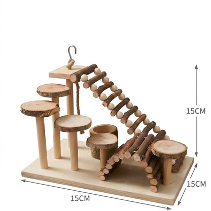 The Alpine Canopy Multi-Tier Natural Wood Climbing Forest