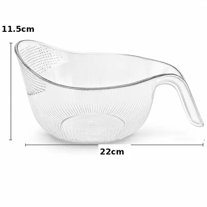 Junazilo® Multipurpose rice washing strainer bowl