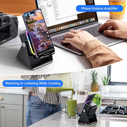 Junazilo® Wireless Induction Audio Speaker Stand upsell
