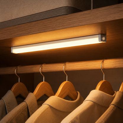 Junazilo® Punch-free Smart Sensor Magnetic Rechargeable LED Lights