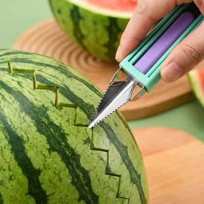 Junazilo® 3-in-1 Multi-Function Melon Ball Scoop & Carving Knife Set upsell