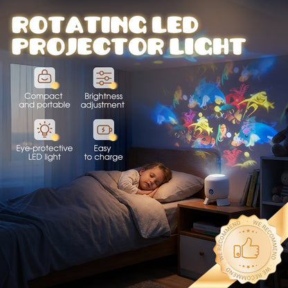 Junazilo® 3-Theme Dynamic Rotating Light Projector
