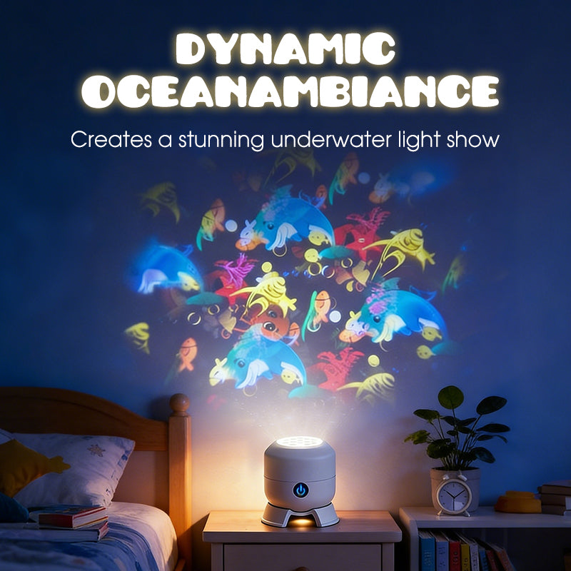 Junazilo® 3-Theme Dynamic Rotating Light Projector