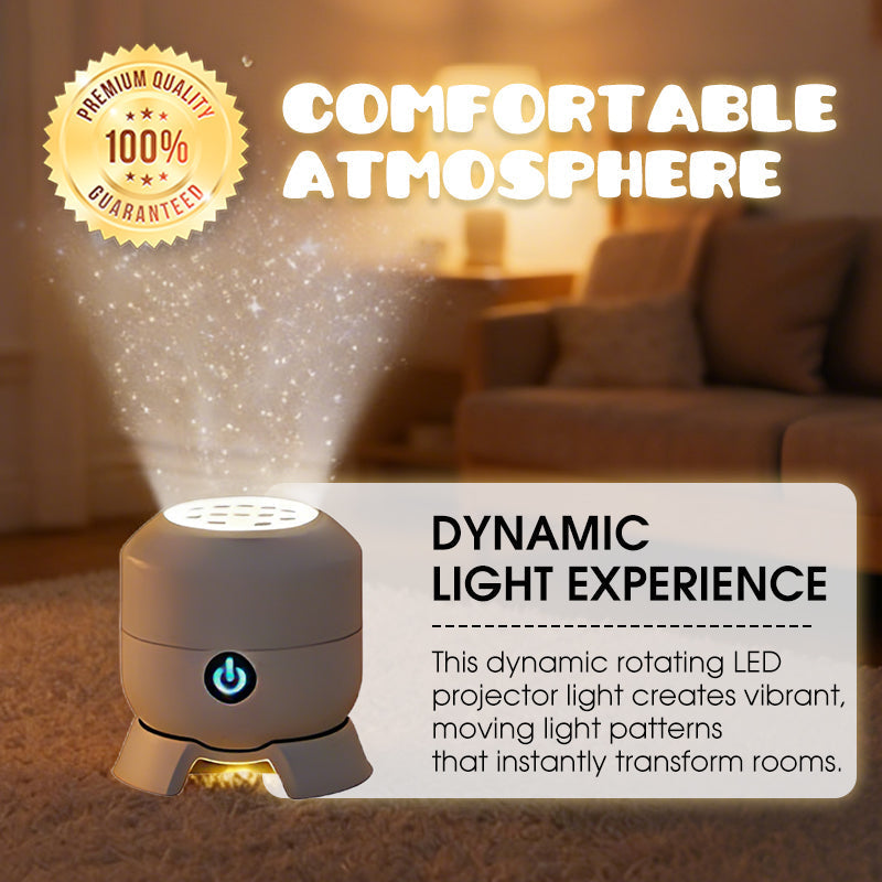 Junazilo® 3-Theme Dynamic Rotating Light Projector