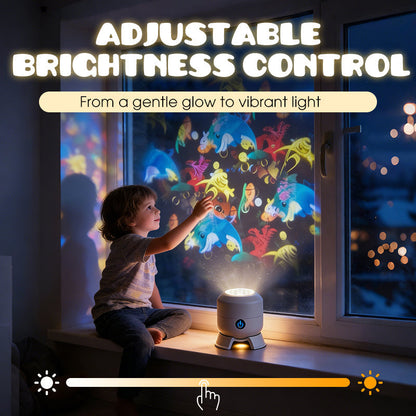 Junazilo® 3-Theme Dynamic Rotating Light Projector
