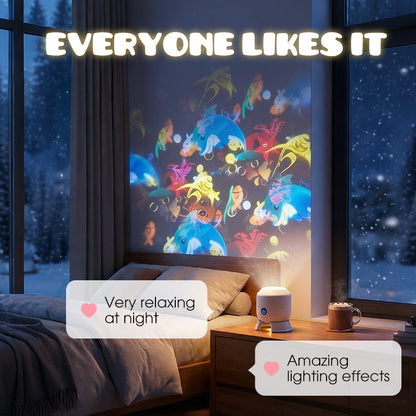 Junazilo® 3-Theme Dynamic Rotating Light Projector