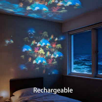 Junazilo® 3-Theme Dynamic Rotating Light Projector