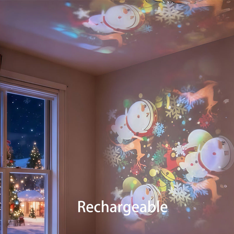 Junazilo® 3-Theme Dynamic Rotating Light Projector